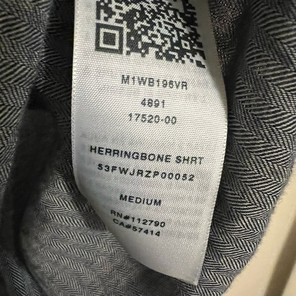 True Religion, Long Sleeve Button Up Dress Shirt, Slim Fit, Size M - Picture 2 of 5